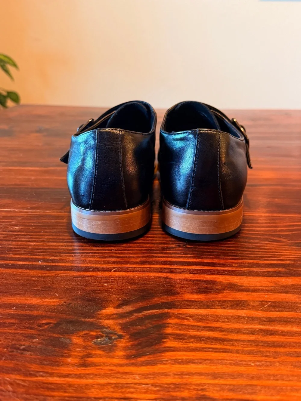 Stacy Adams -  Cap Toe Monk Strap dress shoes sz 8.5 men’s